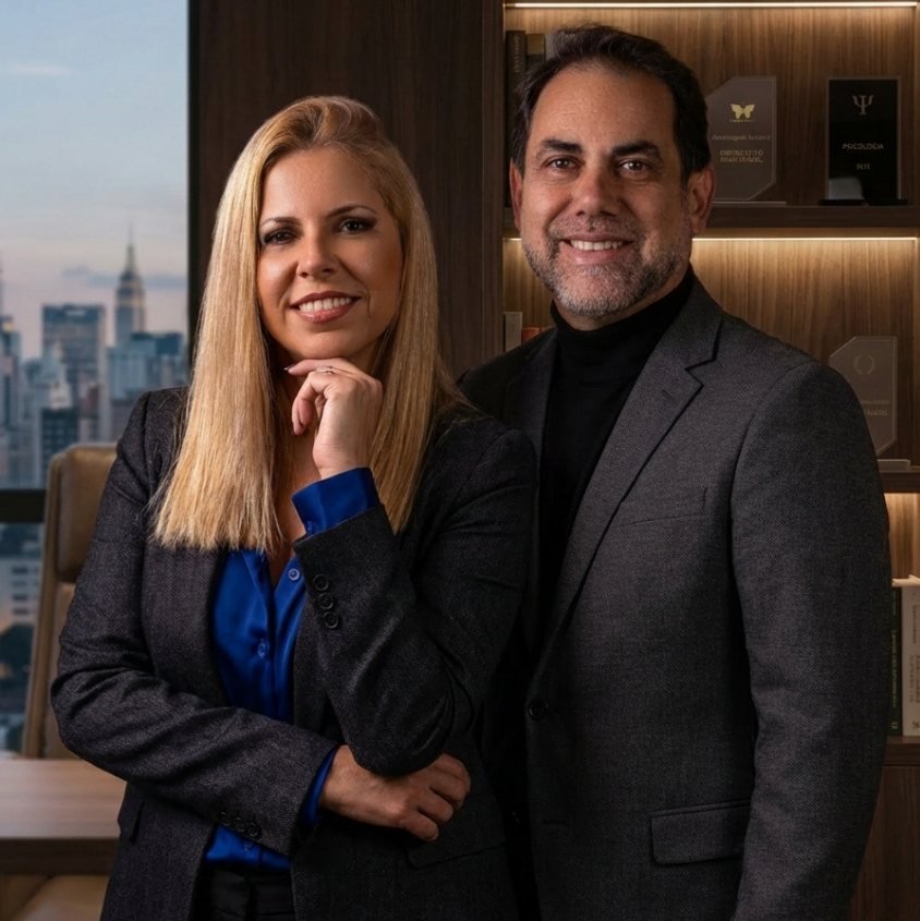 Marina e Márcio, responsável pelo módulo 01